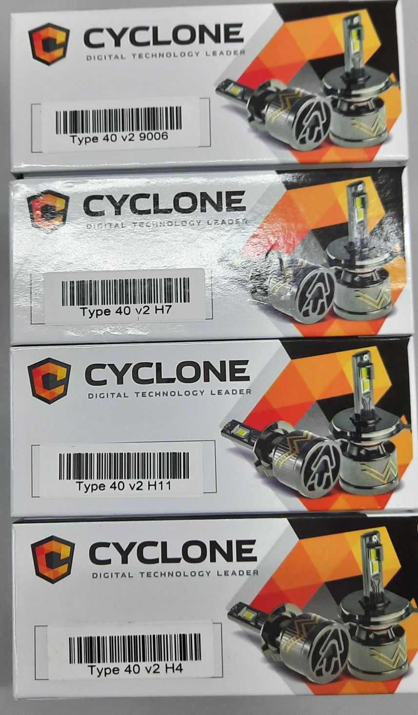 Лампа світлодіодна  CYCLONE Type 40v2 LED Н7 Н1 Н 11 H4 17500LM