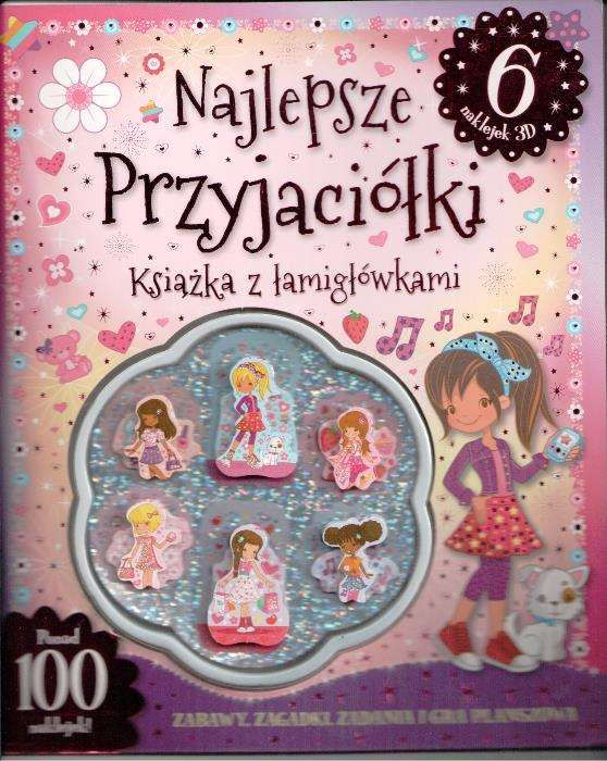 Najlepsze przyjaciółki. Książka z łamigłówkami