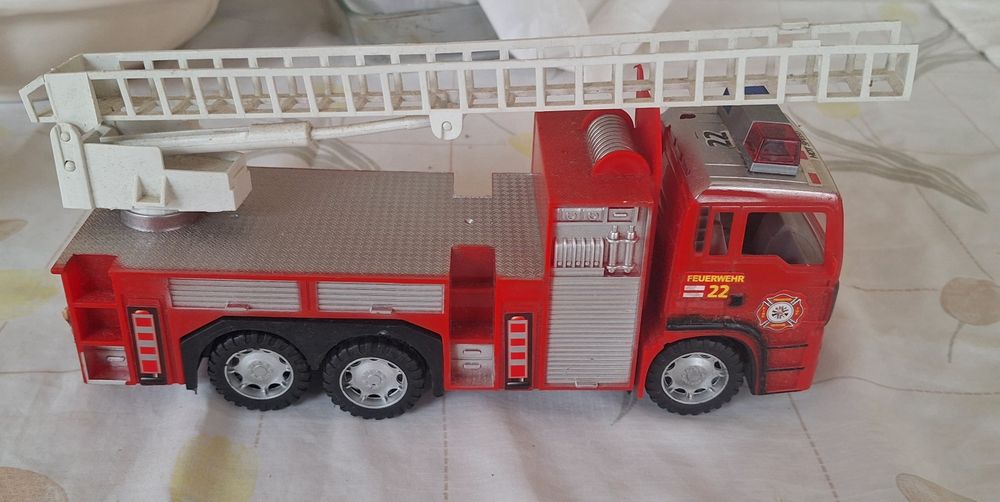 Camião Bombeiros Brinquedo Escada