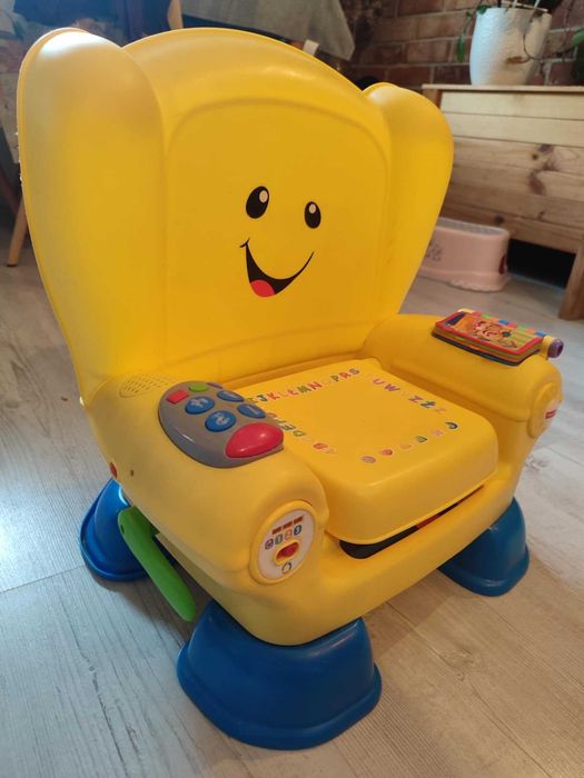 Fotelik Edukacyjny FISHER-PRICE Fotelik Malucha Baw się i Śmiej.  PL