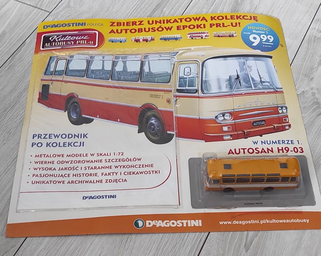 Kultowe autobusy PRL-u - Autosan H9-03 (1:72) NOWY