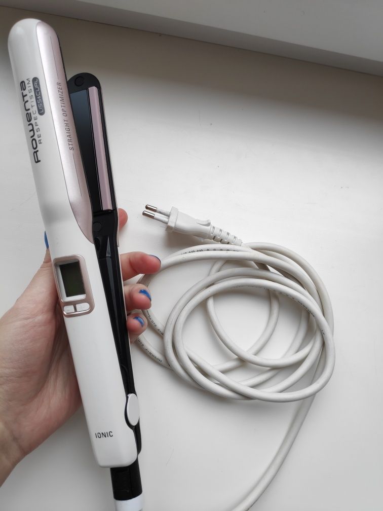 Випрямляч для волосся rowenta respectissim liss & curl утюжок