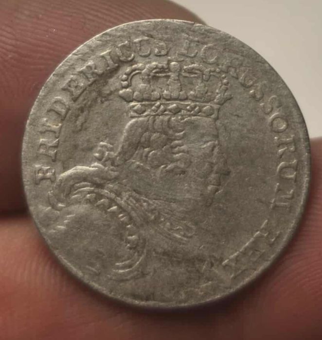 Szóstak (6 groszy) 1757 B Wrocław