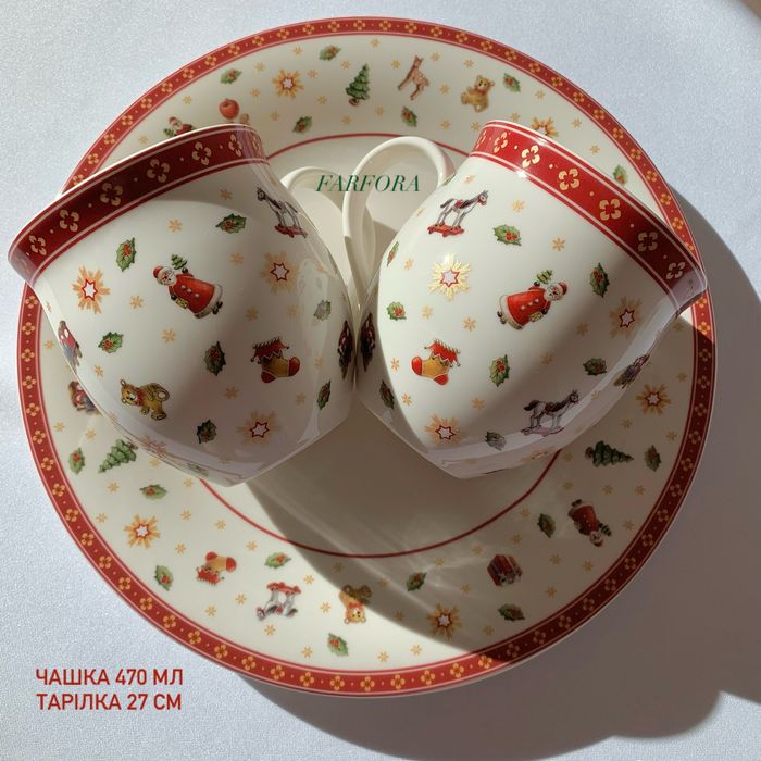 Villeroy&Boch Toy’s Delight чашки тарілки келихи
