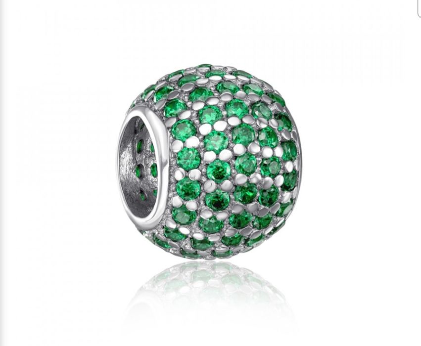 Срібні намистини шарми