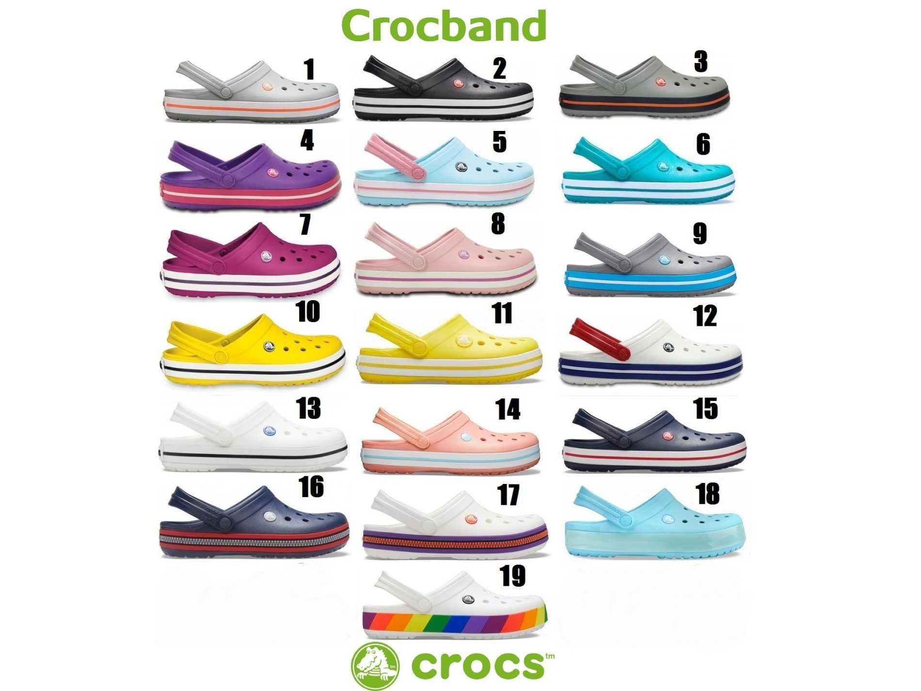 Новые! Кроксы Женские и Мужские сабо Crocs Crocband! ТОП качество!