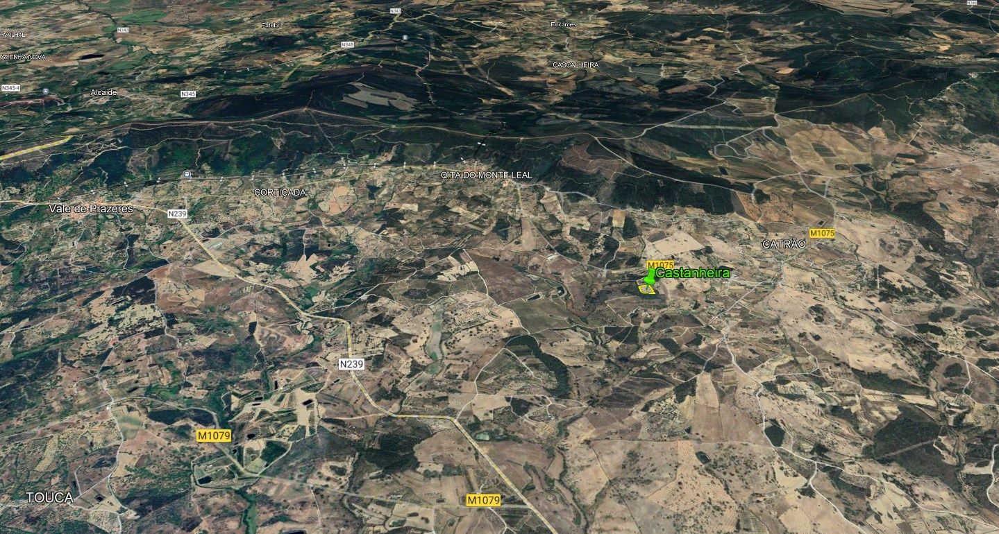 Terreno  com 6750 m2 em Catrão, Vale de Prazeres, Fundão.