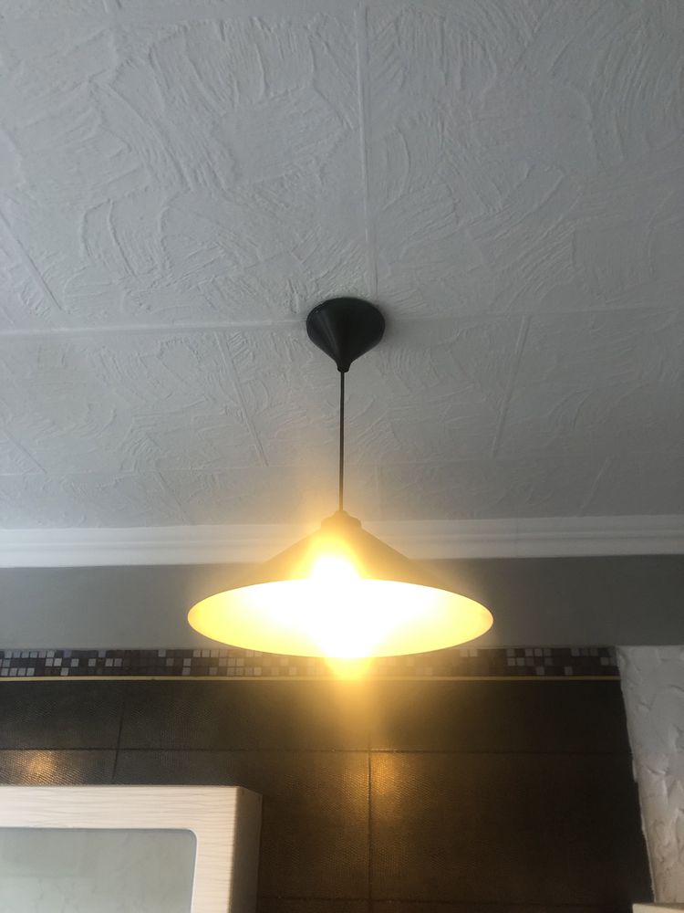 2 szt Lamp wiszących czarnych styl loftowy