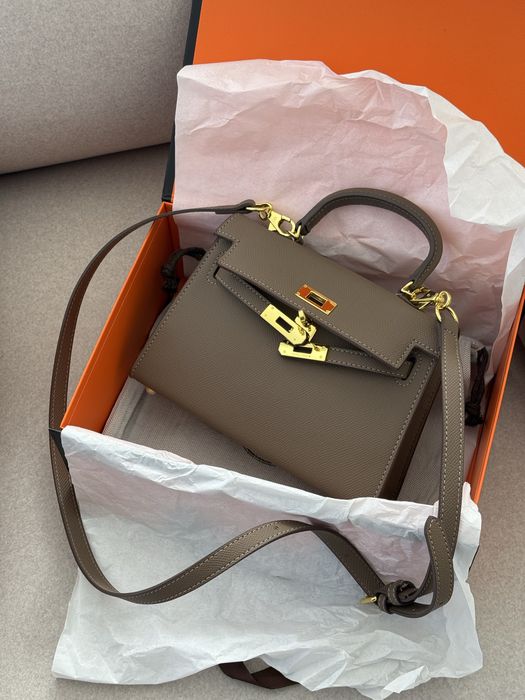 Сумка Hermes шкіряна, стильна сумка
