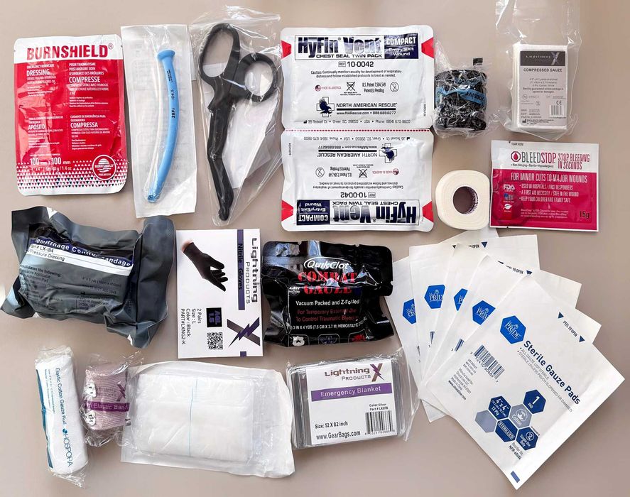 Тактична аптечка швидкого скидання Lightning Rip-Away з медикаментами