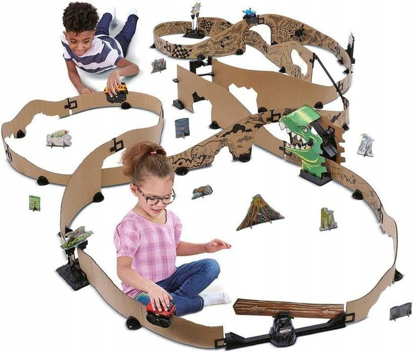 Vtech Tor Wyścigowy Dino Adventure Z Kartonu Z Recyklingu