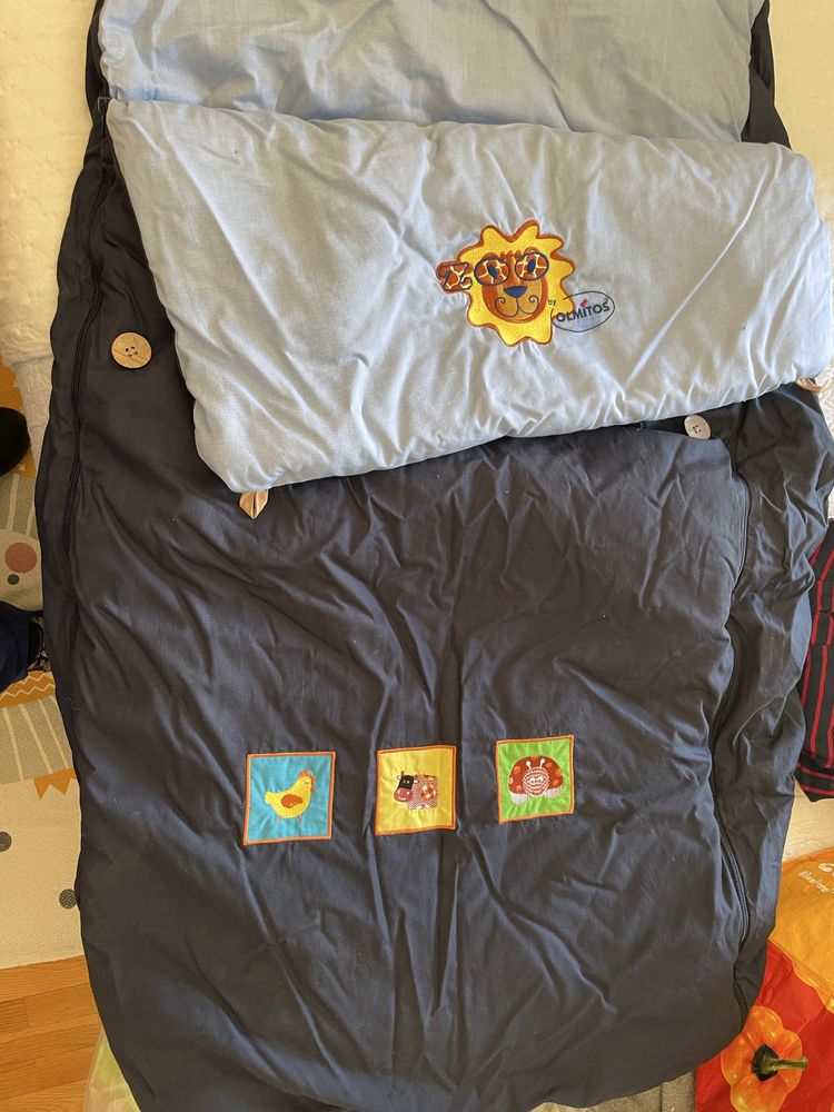 Colcha saco para cama de bebe