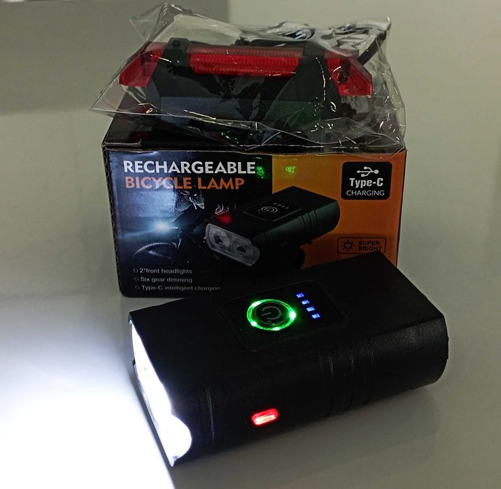 Conjunto Luzes Bicicleta