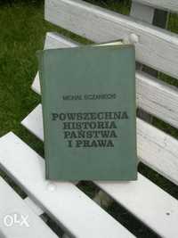 "Powszechna historia państwa i prawa"-Sczaniecki Michał sprzedam