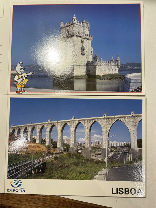 Postais 10 unidades sobre Expo 98