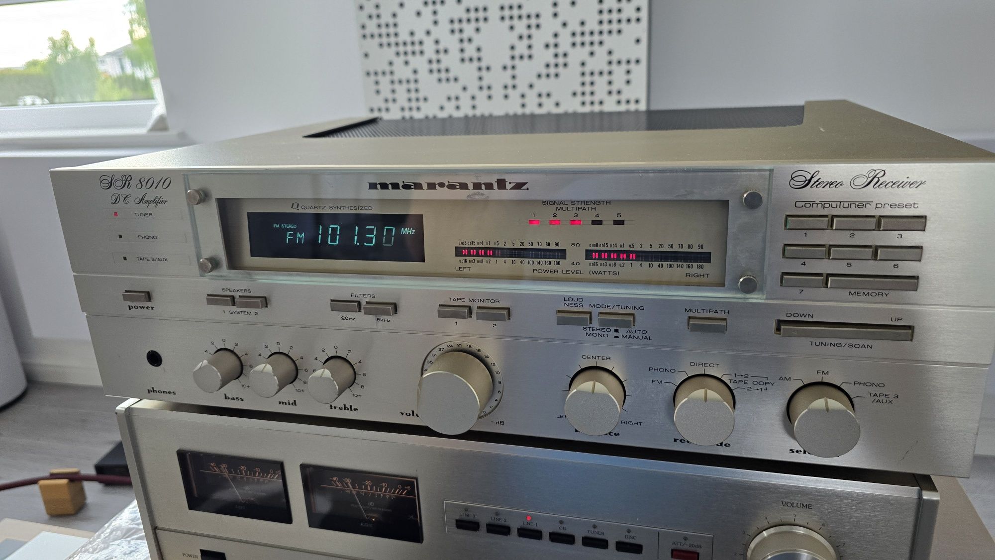 Amplituner wzmacniacz Marantz SR 8010 DC. Vintage.