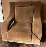 Czekoladowy komplet wypoczynkowy (sofa + 2 fotele)