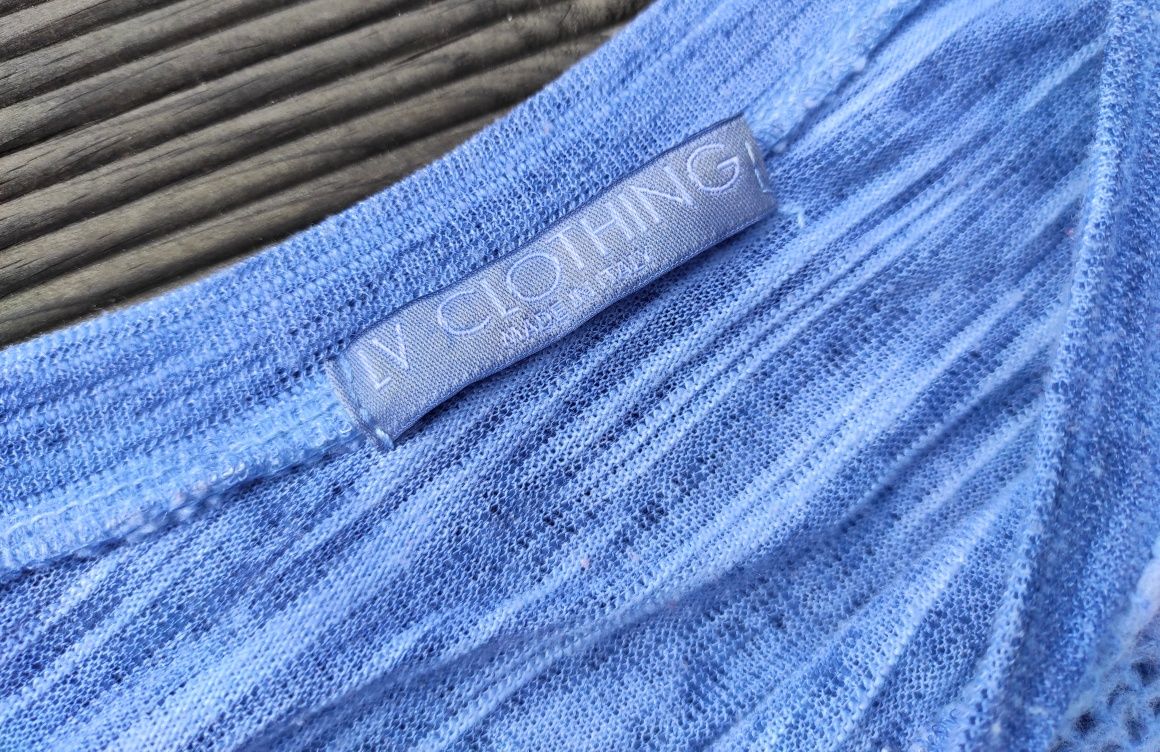 Włoski sweterek warstwowy - one size-M/L