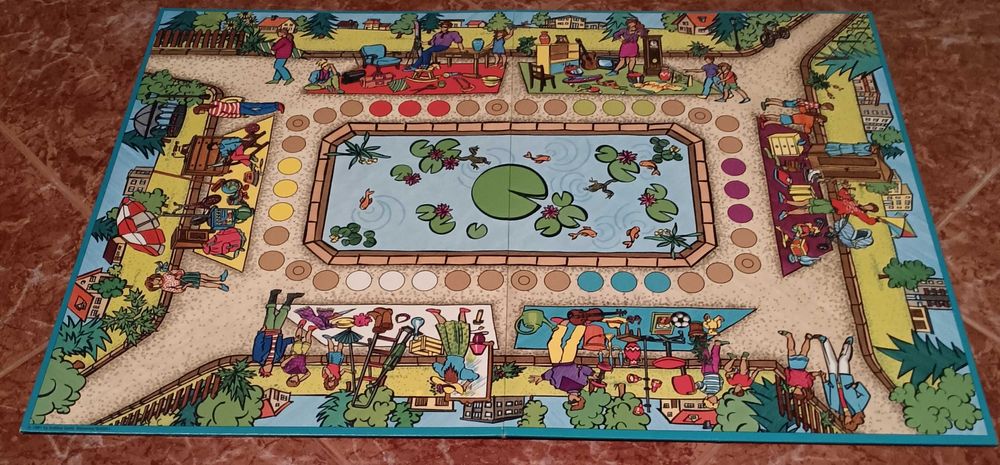 Jogo de tabuleiro vintage (Marché aux puces)