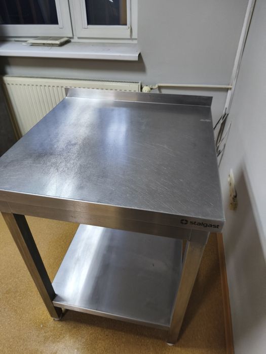 Stół roboczy stalgas ze stali nierdzewnej 60x60