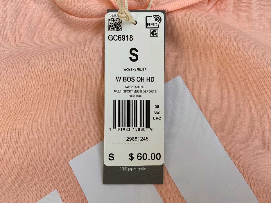 Худи Adidas. Микрофлис. Размер S
