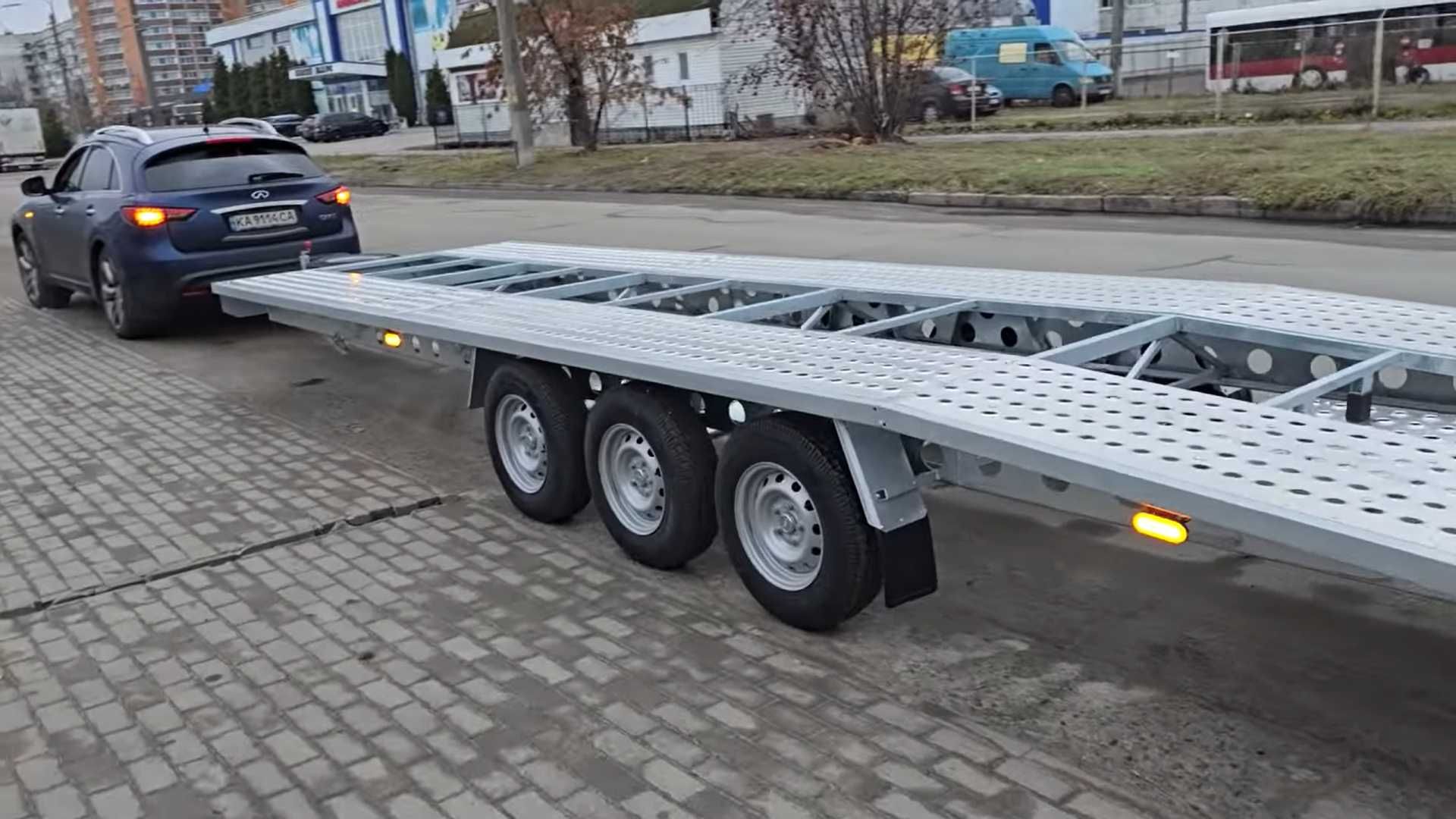 Лавет, лафет, причеп для перевозки автомобіля, автоевакуатор 8500х2200
