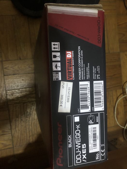 Controladora dj pioneer ddj-wego-k