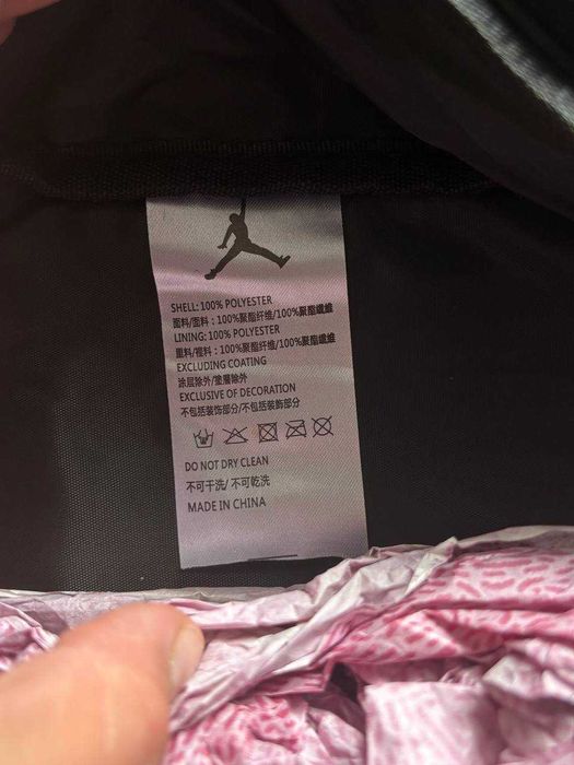 Бананка сумка на пояс Джордан Jordan Сумка через плече Джордан чорна