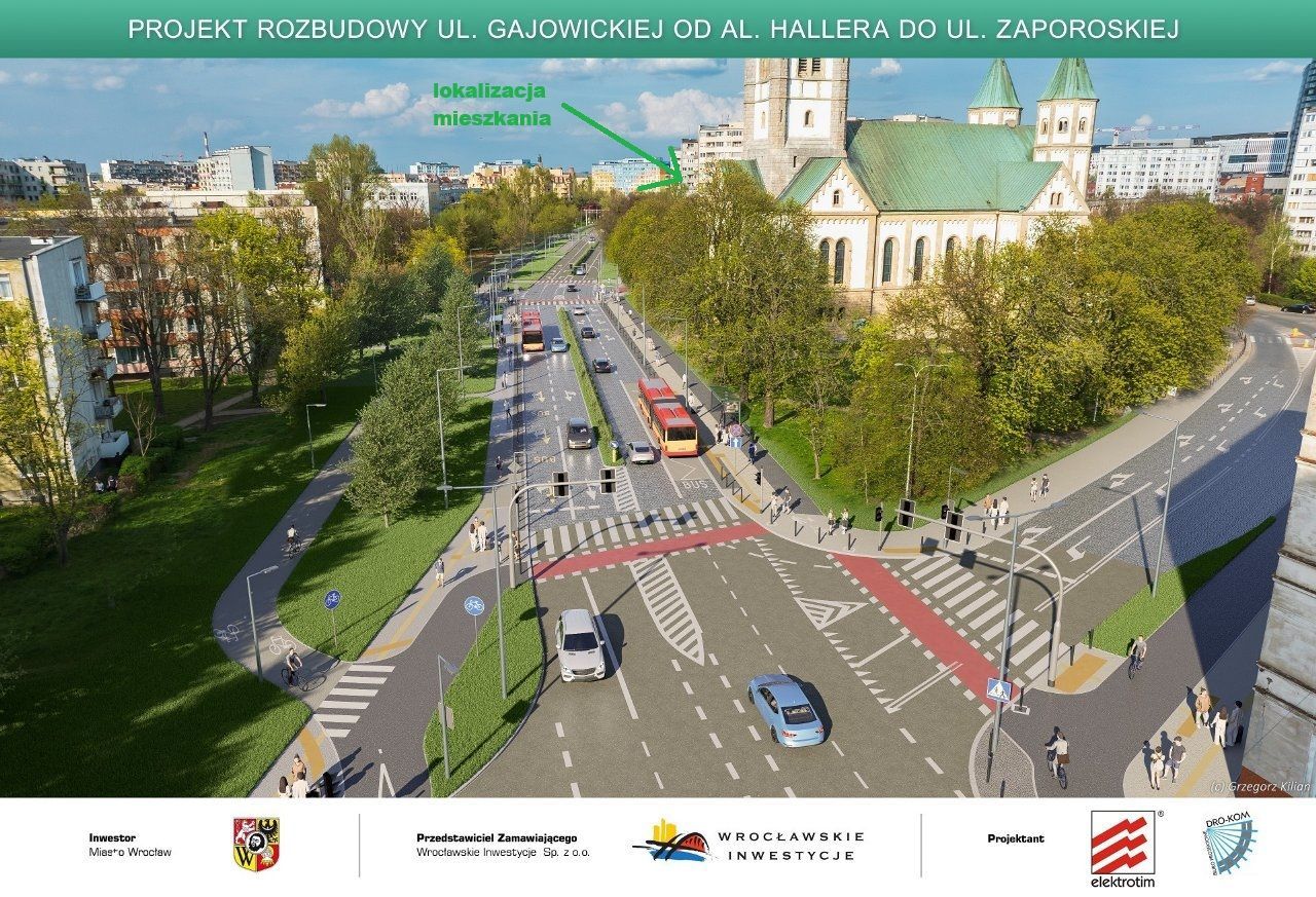 Gajowicka, bliko Sky Tower, bez pośredników, odnowione, umeblowane