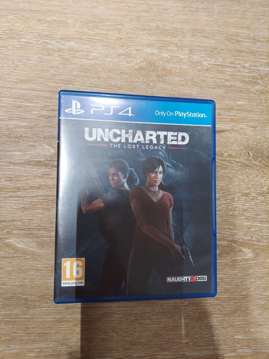 2 gry Uncharted 4 Thiefs End i Lost Lagacy PS4