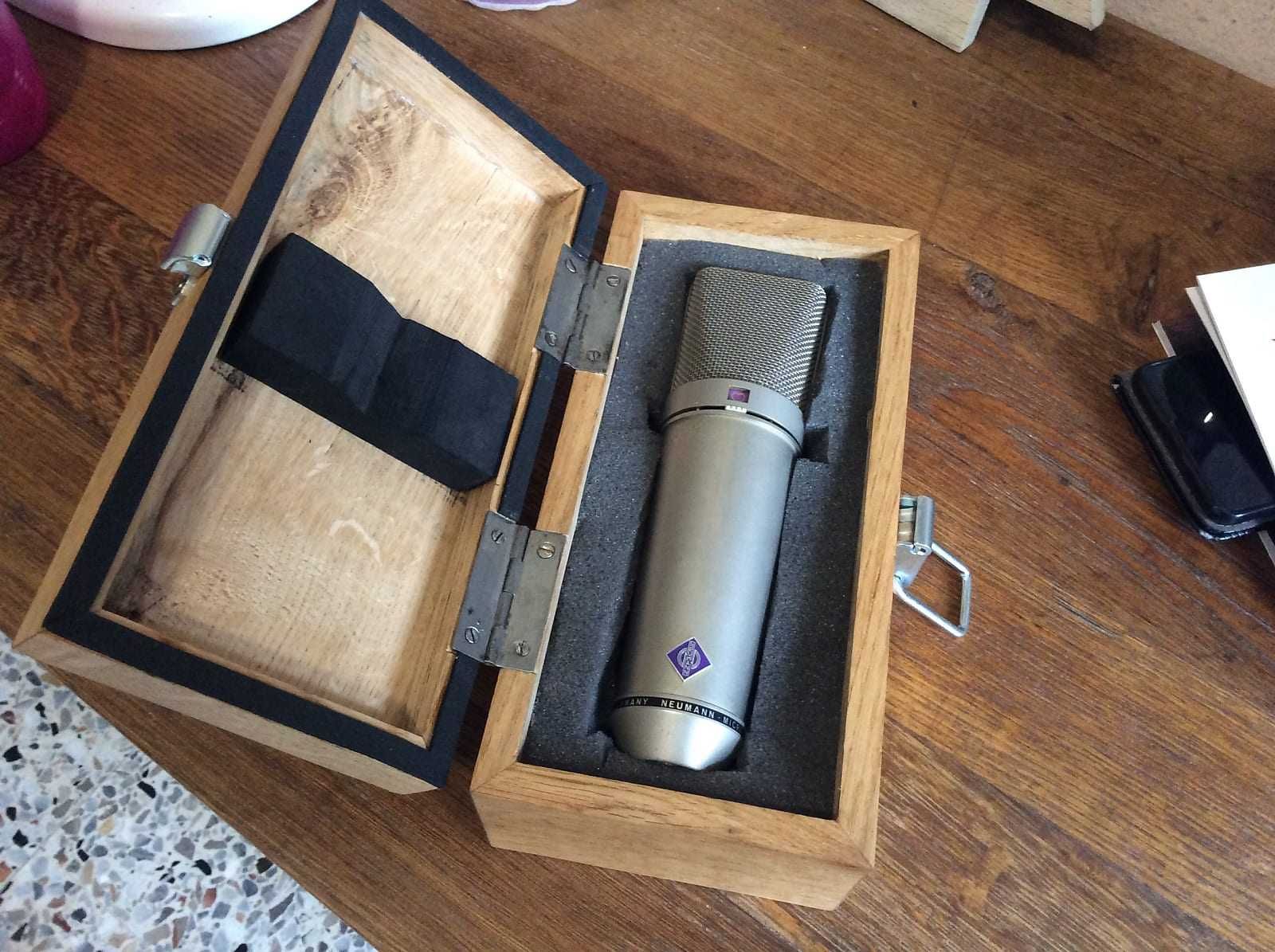 Neumann U87 Vintage 1968 -  Com adaptador Tuchel giratório de 7 Pinos