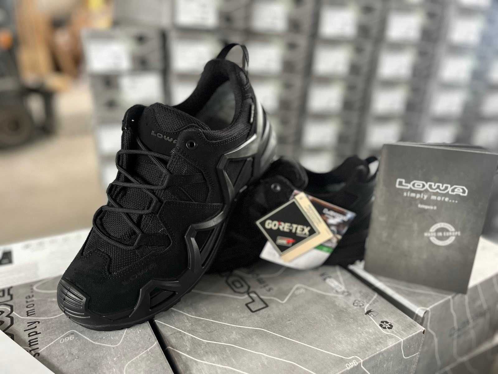 LOWA Тактичні черевики кросівки ZEPHYR GTX® LO MK2 BLACK ОРИГІНАЛ