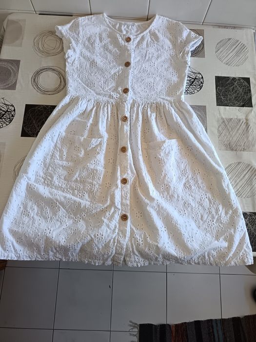 Vestido Lefties 13/14 bordado inglês