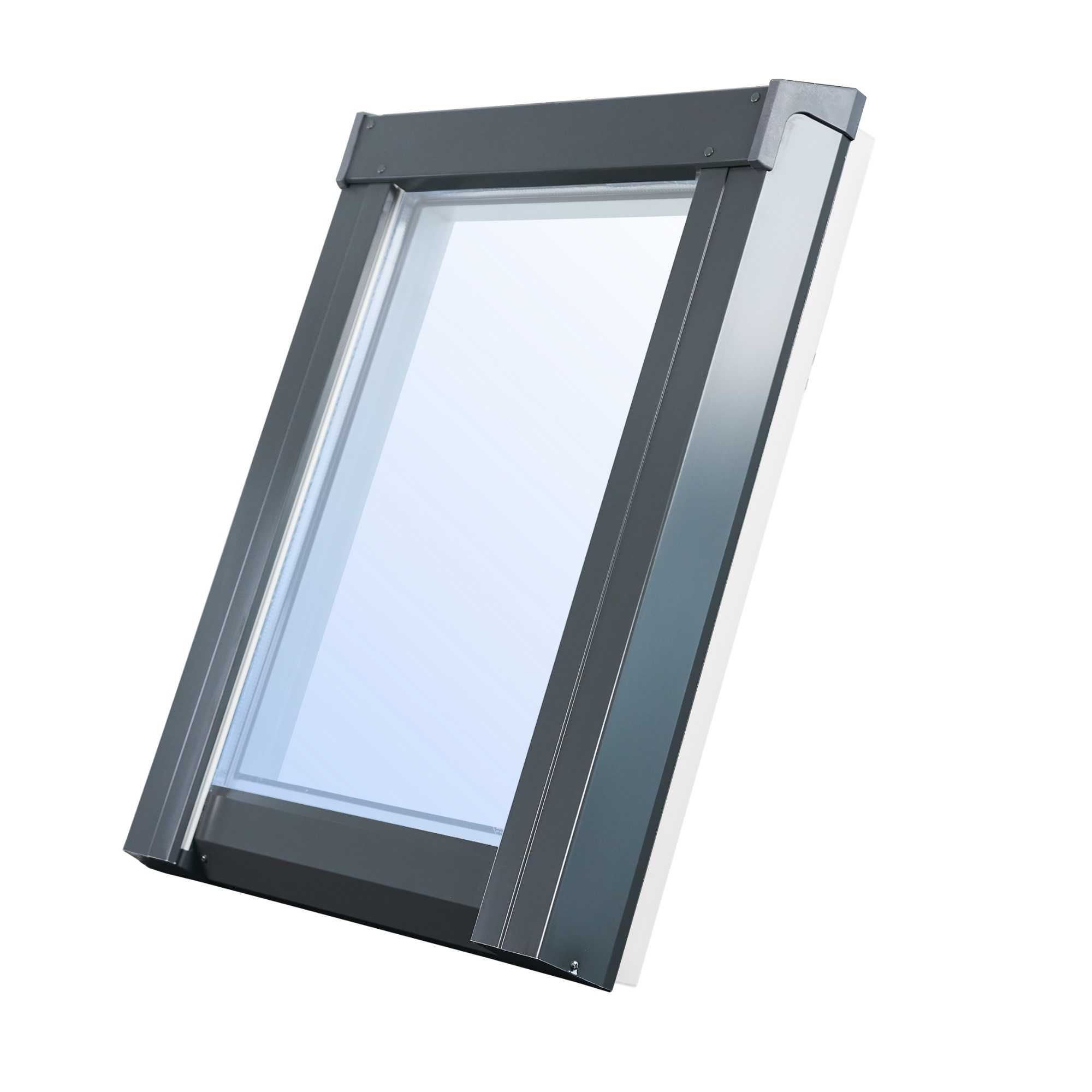 Wyłaz dachowy Okno wyłazowe Właz PCV 45x73 55x78 OCIEPLONY + KOŁNIERZ