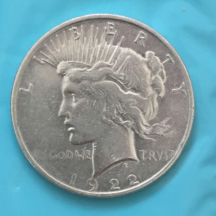 USA 1 Dollar 1922-D, prata