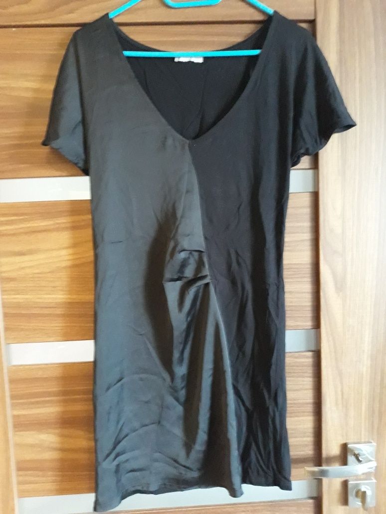 Nowa Orsay S bimaterial tunika bluzka długa