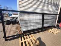 Brama dwuskrzydłowa 4x1,5m panelowa, drut fi5mm. Transport. PRODUCENT.