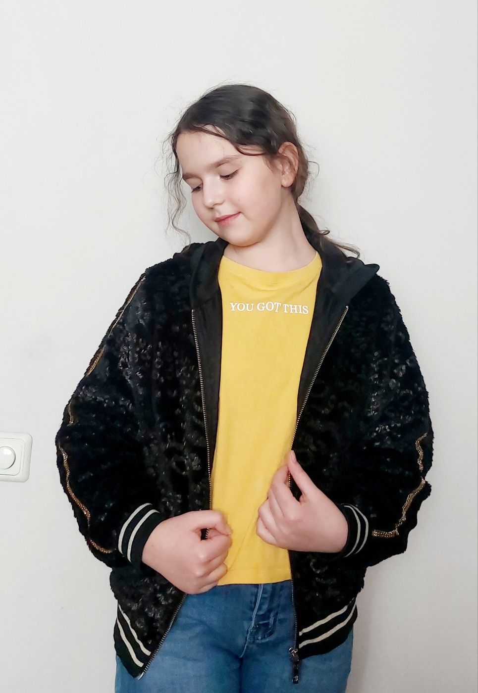 Італійська курточка на весну для дівчинки  146-152