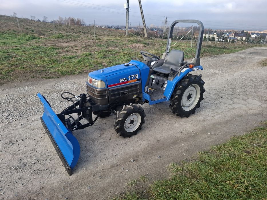 Traktorek traktor japoński 4x4 Iseki Sial 173 pług  Raty wspomaganie
