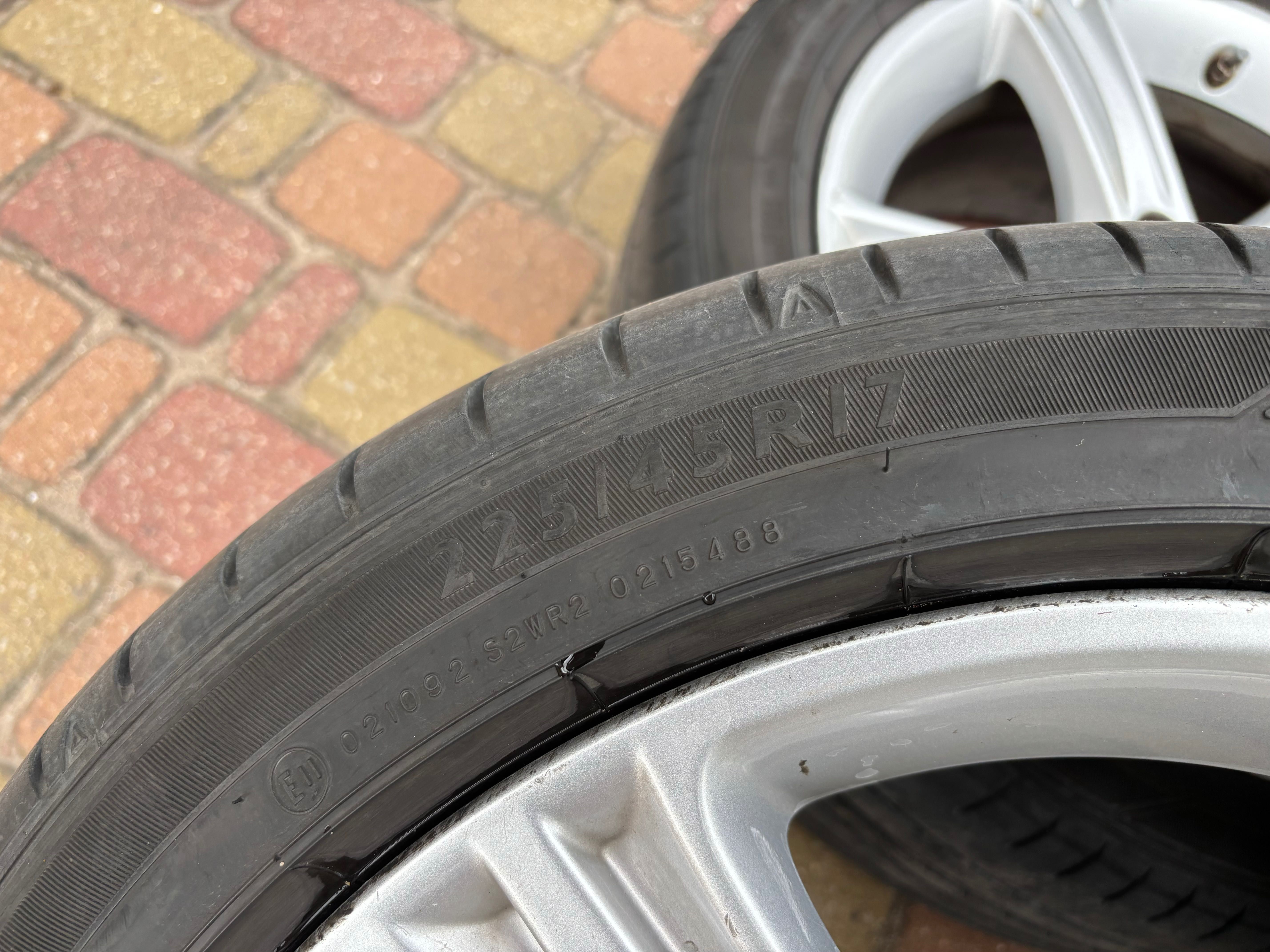 Kola Letnie Bmw 17 225/45/17 21rok 6,2mm Dunlop Sp sport maxx E90 F30