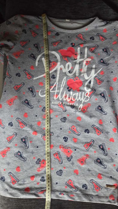 Długa bluza dziewczęca