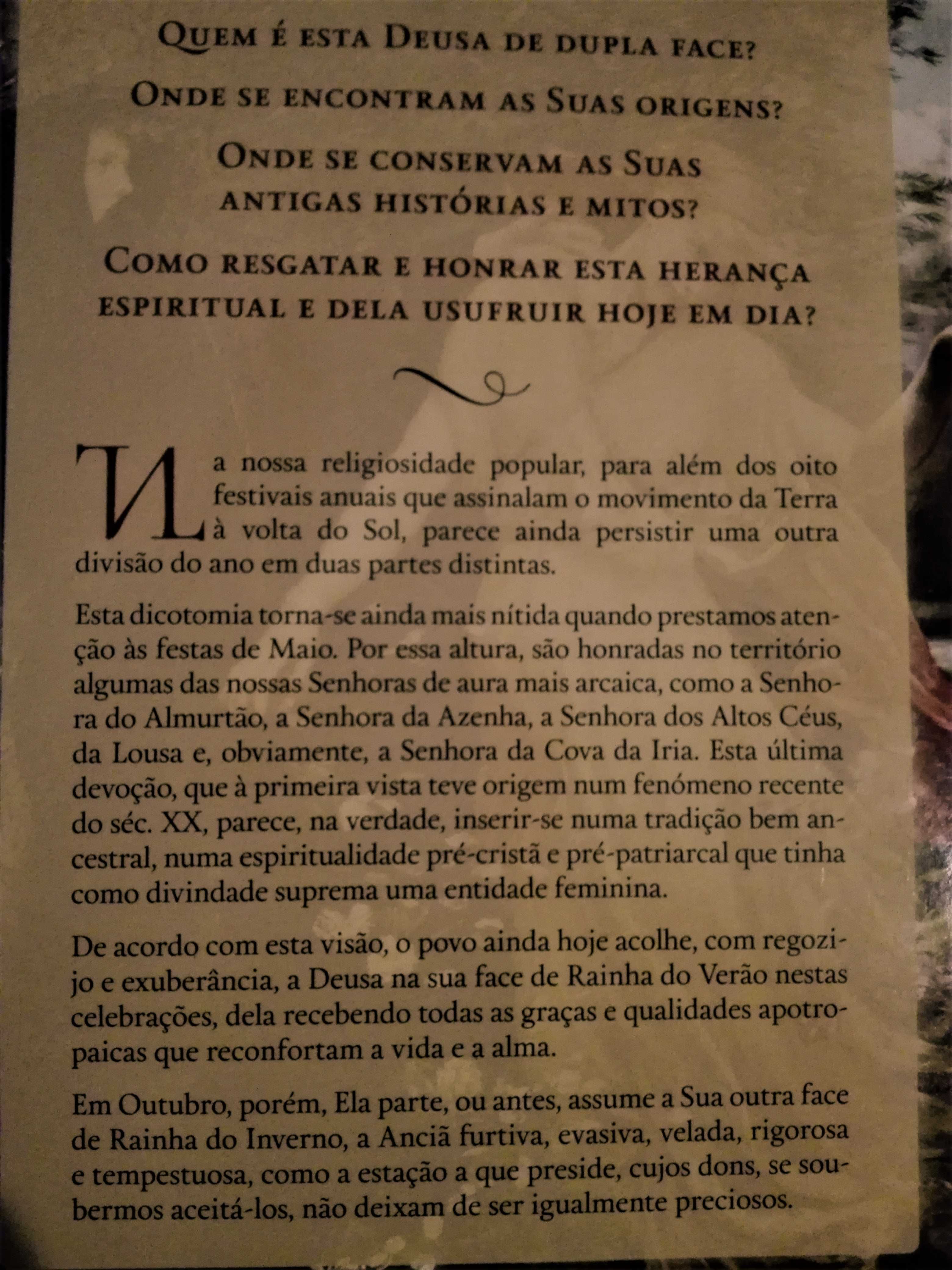 "A Deusa Celta de Portugal" Luiza Frazão