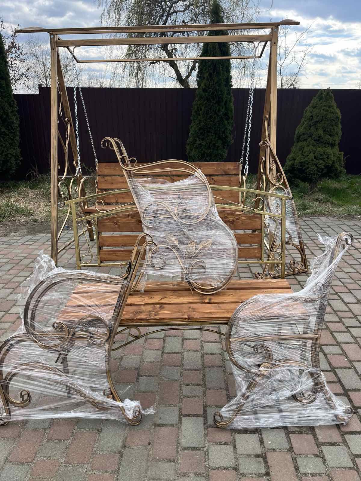 Качелі, мангали, гойдалка, лавочки все для саду