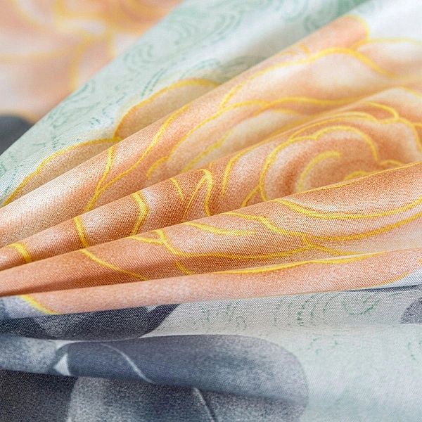 Pościel 160x200/3 części komplet poszewki 70x80 satynowa Maria kwiaty