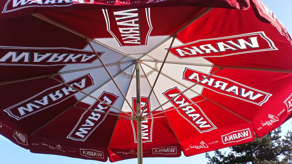 poszycie na parasol 8 ramion 4 m 205cm NOWE