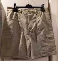 Szorty Damskie Cargo Khaki L Fashion Jeans Wear