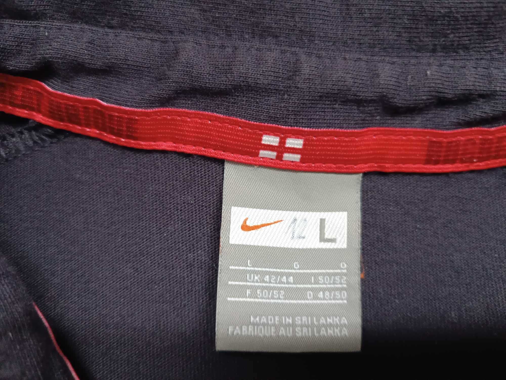 Koszulka polo męska bawełniana logowana jak nowa granatowa- L - "Nike"