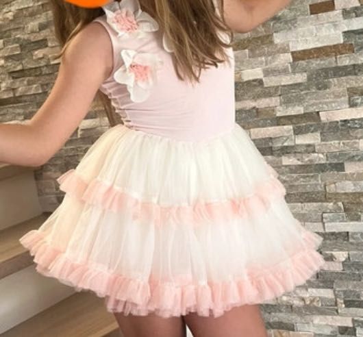 Popatu Amerykańska DUŻA OBJĘTOŚĆ SPÓDNICY tiulu, kwiaty 110 116