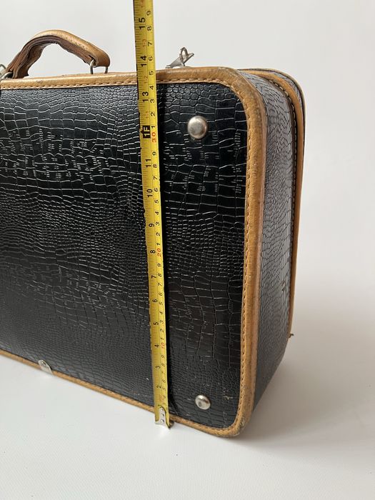 Чемодан шкіряна валіза сумка саквояж СРСР СССР вінтаж мос штамп