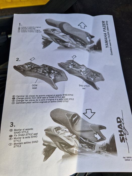 Banco Yamaha Fazer ano  04-10